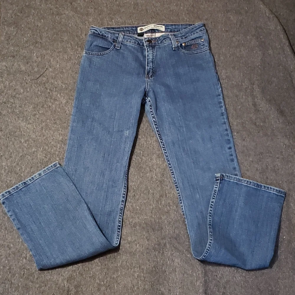 HARLEY DAVISON JEANS 6 TALL - Picture 3 of 8